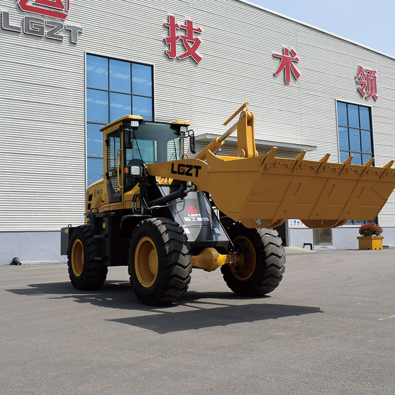 Máy xúc bánh lốp nhỏ gọn