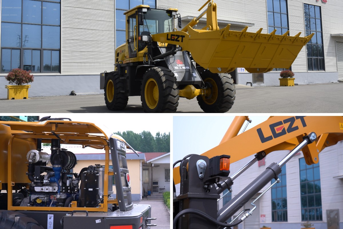 Máy xúc bánh lốp nhỏ gọn Máy xúc bánh lốp nhỏ gọn