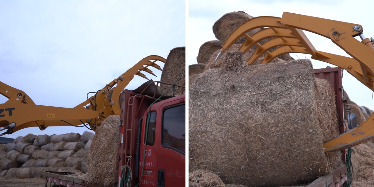 Wheel Loader Pengambil Jerami Wheel Loader Pengambil Jerami