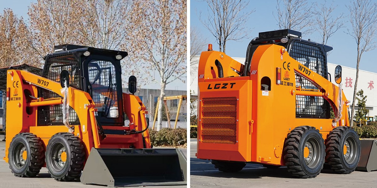 Skid Steer dengan Roda Skid Steer dengan Roda