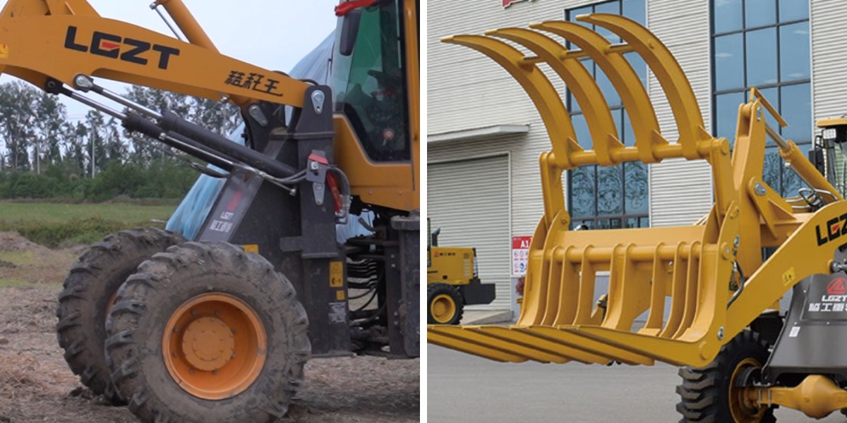 Pencengkeram Rumput Wheel Loader Pencengkeram Rumput Wheel Loader