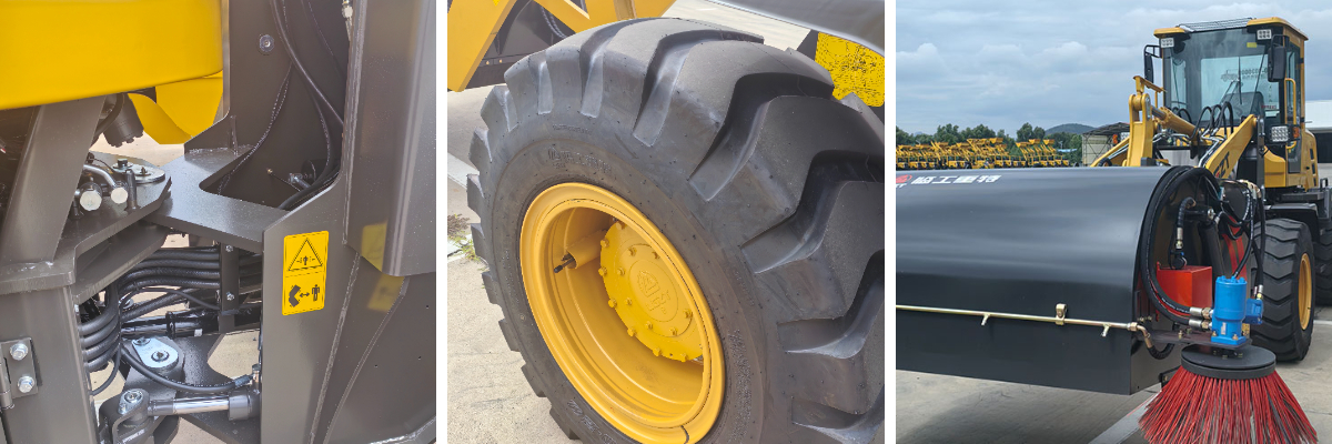 Mesin Penyapu Wheel Loader Mesin Penyapu Wheel Loader