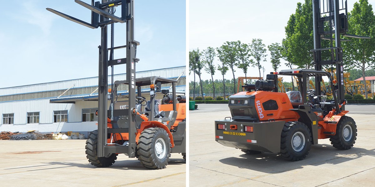 Forklift Penggerak Empat Roda Forklift Penggerak Empat Roda