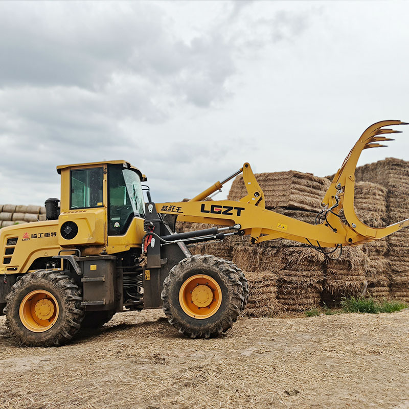 Wheel Loader Pengambil Jerami