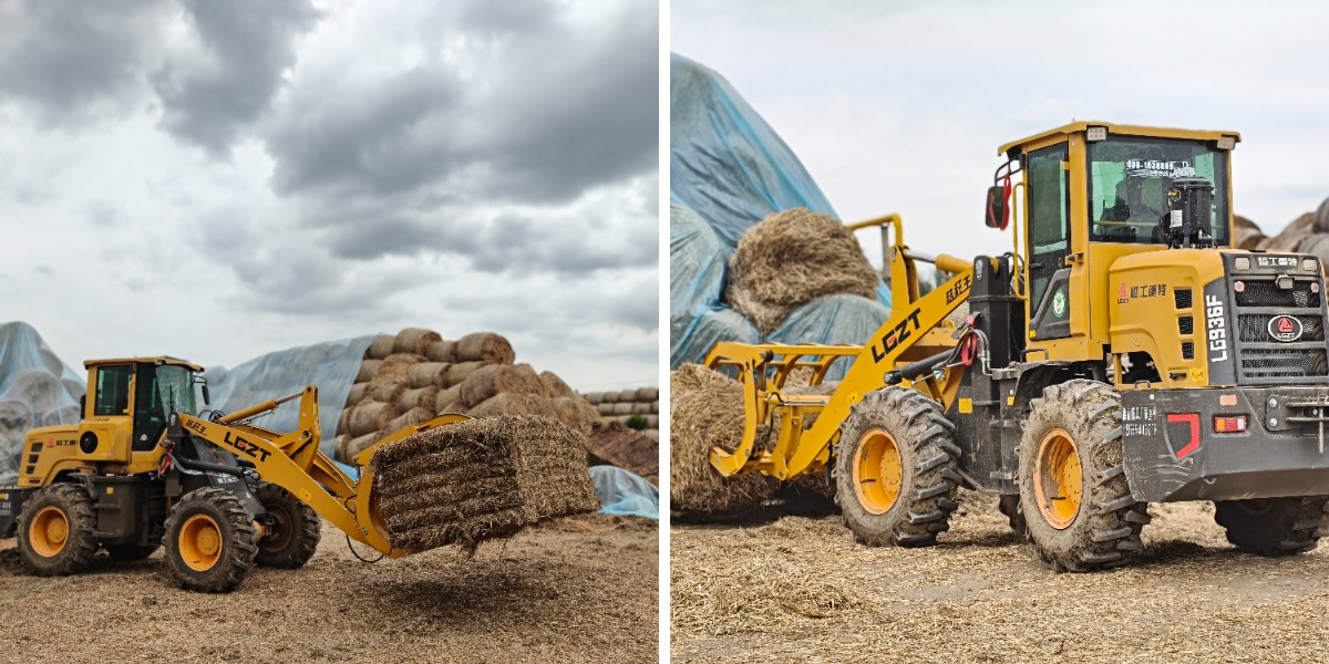 Grass Grabbing Fork Wheel Loader Grass Grabbing Fork Wheel Loader