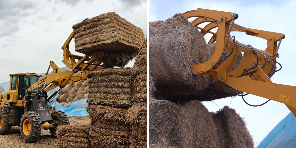 Máy xúc lật bánh lốp nhỏ