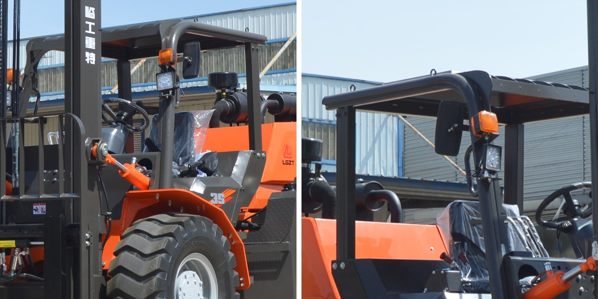 Forklift Penggerak Empat Roda Forklift Penggerak Empat Roda