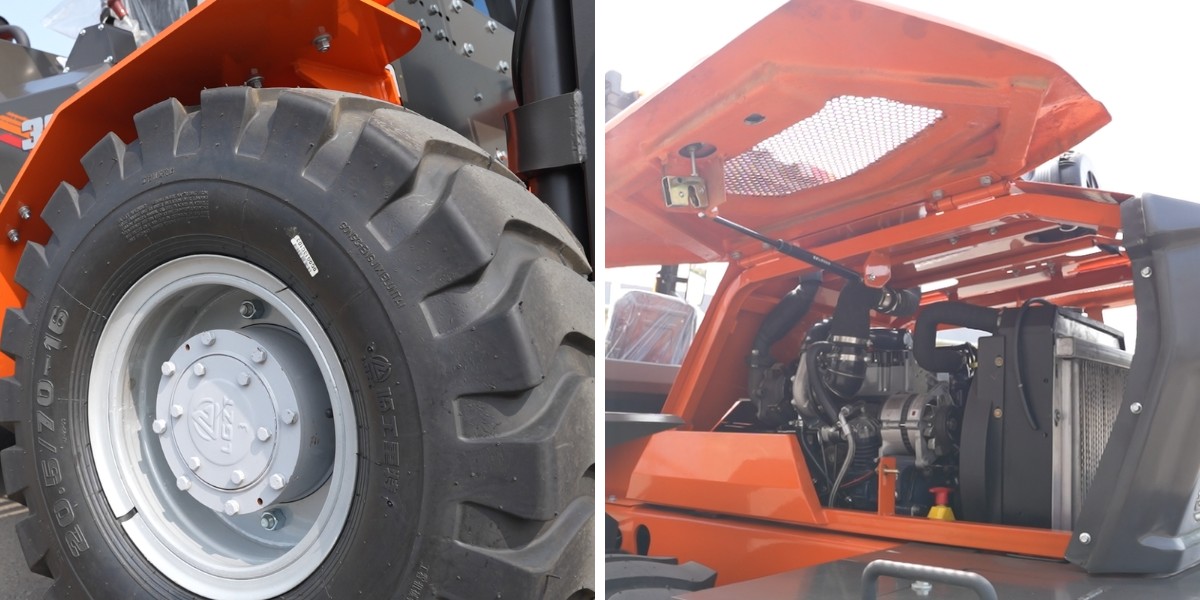 Mini Rough Terrain Forklift Mini Rough Terrain Forklift