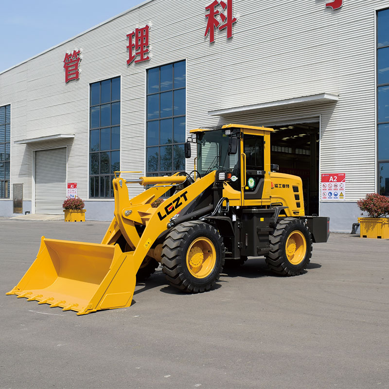 Máy xúc bánh lốp nhỏ gọn