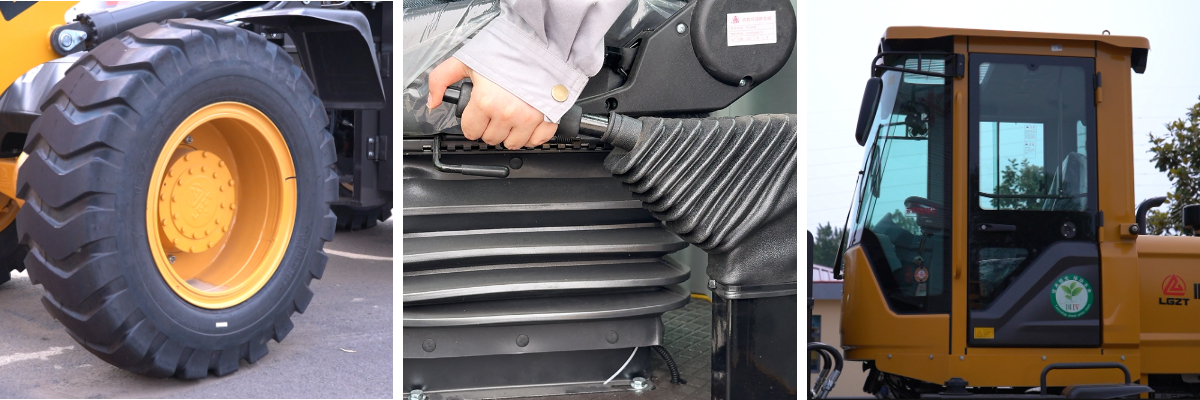 Máy xúc bánh lốp nhỏ gọn Máy xúc bánh lốp nhỏ gọn