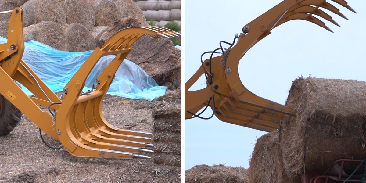 Máy xúc lật bánh lốp nhỏ